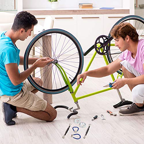 image for Mudder 6 Pieces Bike Spoke Wrench Tool Bicycle Spoke Tool Steel Bike R