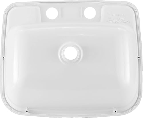 Miniatura 7 de RecPro Lavabo rectangular de baño para autocaravana  Fregadero de lavabo de un solo tazón  Fregadero para cámper  Plástico