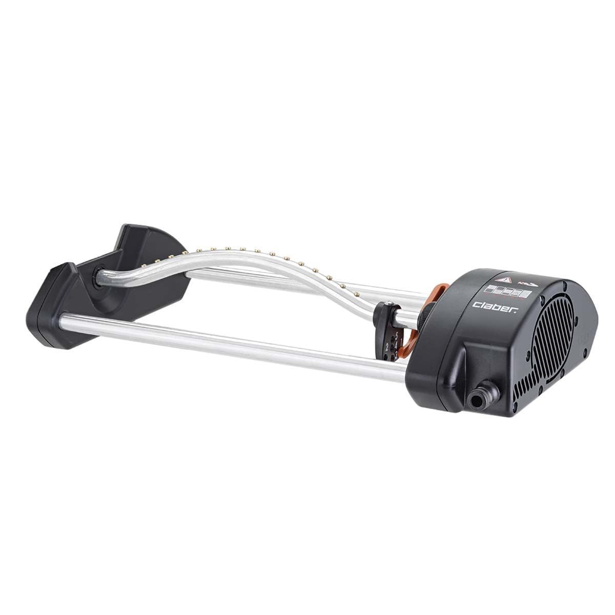 Claber 61893 8743 Compact Oscillating Sprinkler (16 Holes-Black
