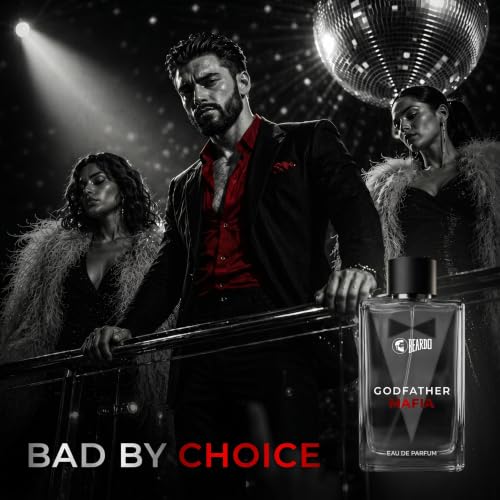 Image of BEARDO Godfather Mafia Eau De Parfum 100ml | Fruity, Amber, Woody Fragrance | Long Lasting Perfume for Men | Gift For Men | Strong EDP For Men | Gift For Husband | Gift For Boyfriend