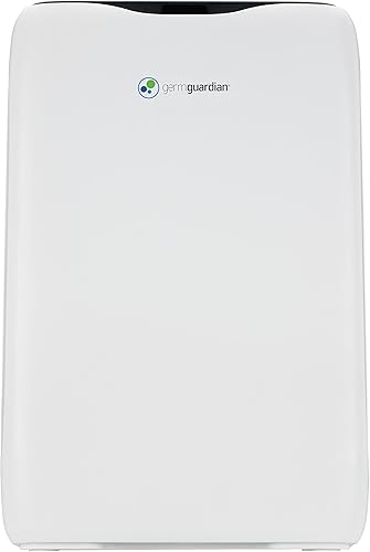 germguardian Germ Guardian - Purificador de aire con filtro HEPA para el hogar, oficina, dormitorios, filtros para alergias, polen, humo, polvo,