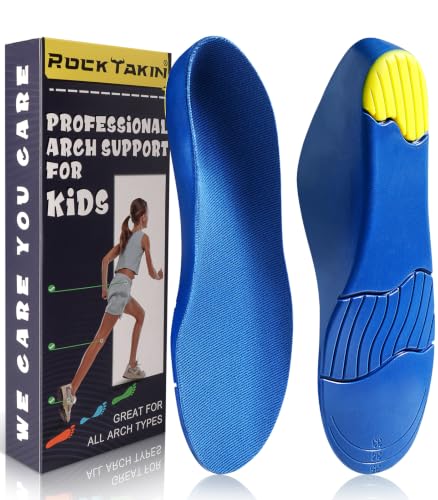 ROCK TAKIN Kids Arch Support Insoles, Orthotics for Kids...
