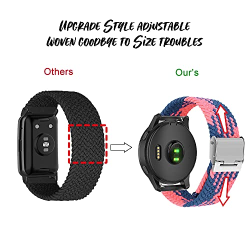 Niboow 22mm Strap for Garmin Venu 3/Venu 2/Vivoactive 4/Forerunner 265/Forerunner 255/Forerunner 255 Music - Image 4