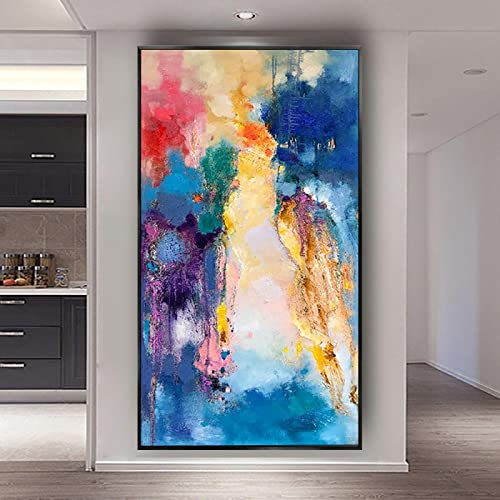 Peinture huile paysage abstrait impression sur toile haut de gamme