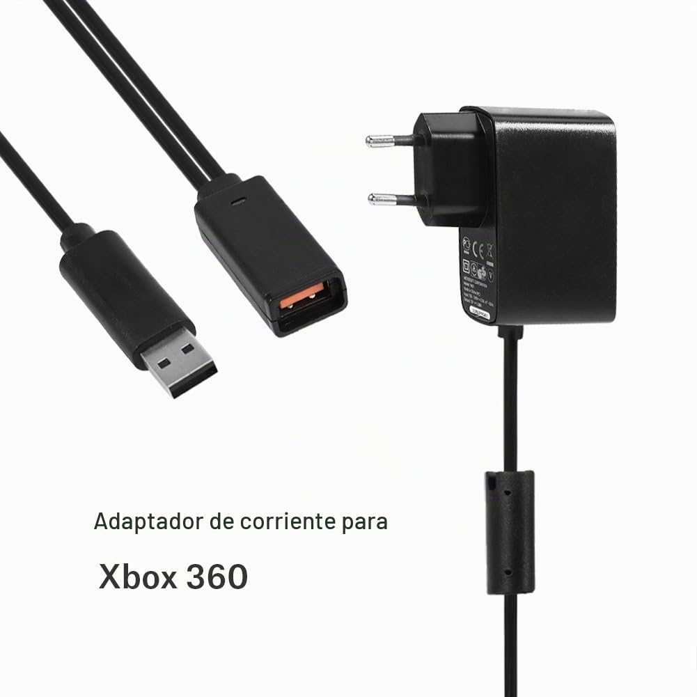 Adaptador de Corriente, Adaptador de Cable de Fuente de Alimentación USB para Cargador de Sensor Kinect de 360
