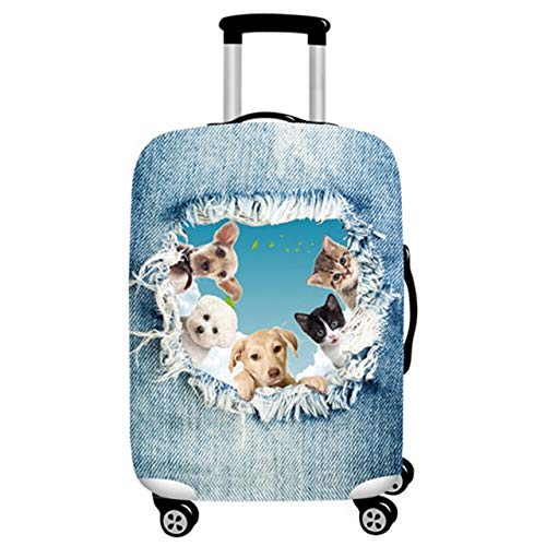 KKSB Maleta Estuche Antipolvo elástico Equipaje para 18~30'Lockbox Trolley Case Premium Cat Cover LJ