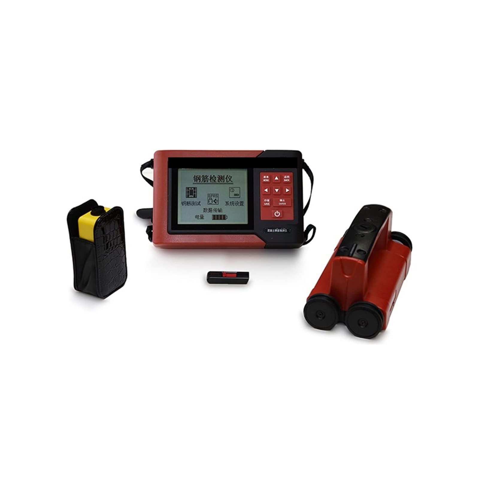 Scanner da Parete, Scanner for Tondo for Cemento Armato misuratore di Spessore della Copertura del rilevatore di Armature in Cemento per Rilevare Legno, Metallo E Cavi nel Muro