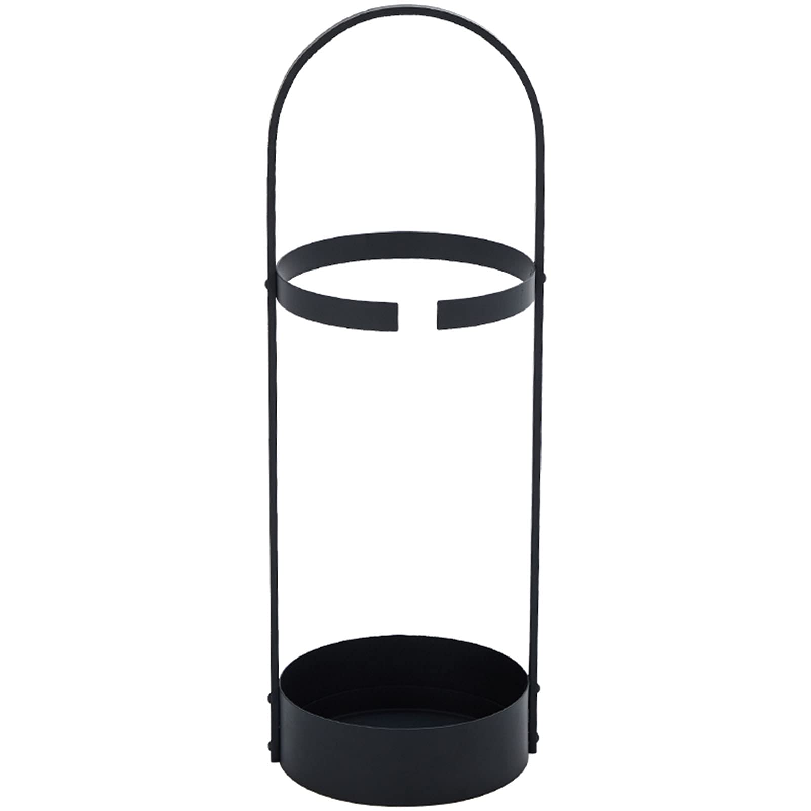 Porte-parapluie moderne noir pour organiser l'entrée de la maison et du bureau