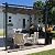 PURPLE LEAF 10' X 10' Outdoor Retractable Pergola with Sun Shade Canopy Patio Metal Shelter for Garden Porch Beach Pavilion Grill Gazebo Modern Yard Grape Trellis Pergola, Gray