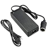 OBEST AC-DC 変換アダプター シガーソケット 12V 10A 交換用 車載用品対応 コンバータ シガーソケットコンセント電圧変換器 ドライブレコーダー 車両用の冷凍 掃除機 車載ＴＶ ...