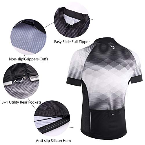 image for BALEAF Men's Cycling Jersey Set Bicycle Short Sleeve Set Shirts Bike S