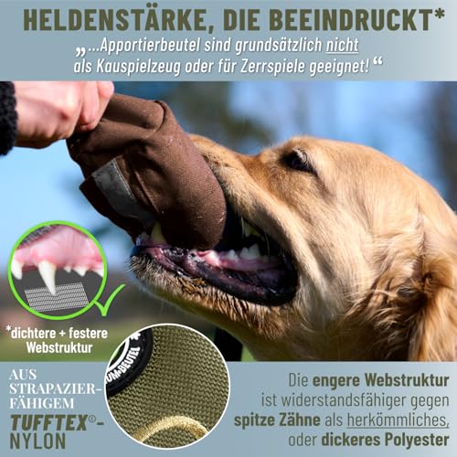 GIZZY® DAS ORIGINAL I Futterdummy Hunde I Robuster Hunde Futterbeutel für alle Rassen I Dummy Hundetraining mit Leckerlies - Die Erziehungshilfe für Hunde I Futterbeutel Hundetraining - Hunde Zubehör