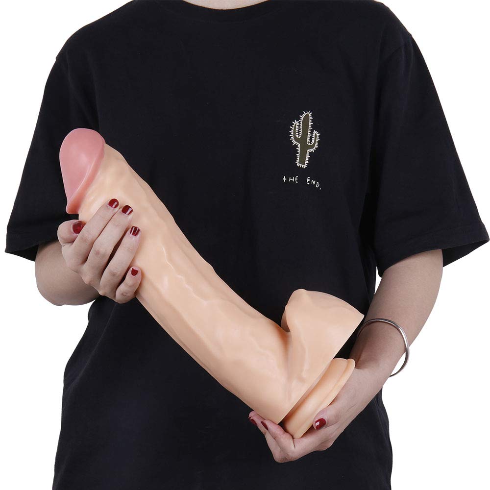 Dildo per cavalli da 38,1 cm, dildo realistico per animali, enorme e spesso, con ventosa, per giocare a mani libere, giocattolo per adulti per uomini e donne, piacere sessuale di coppia