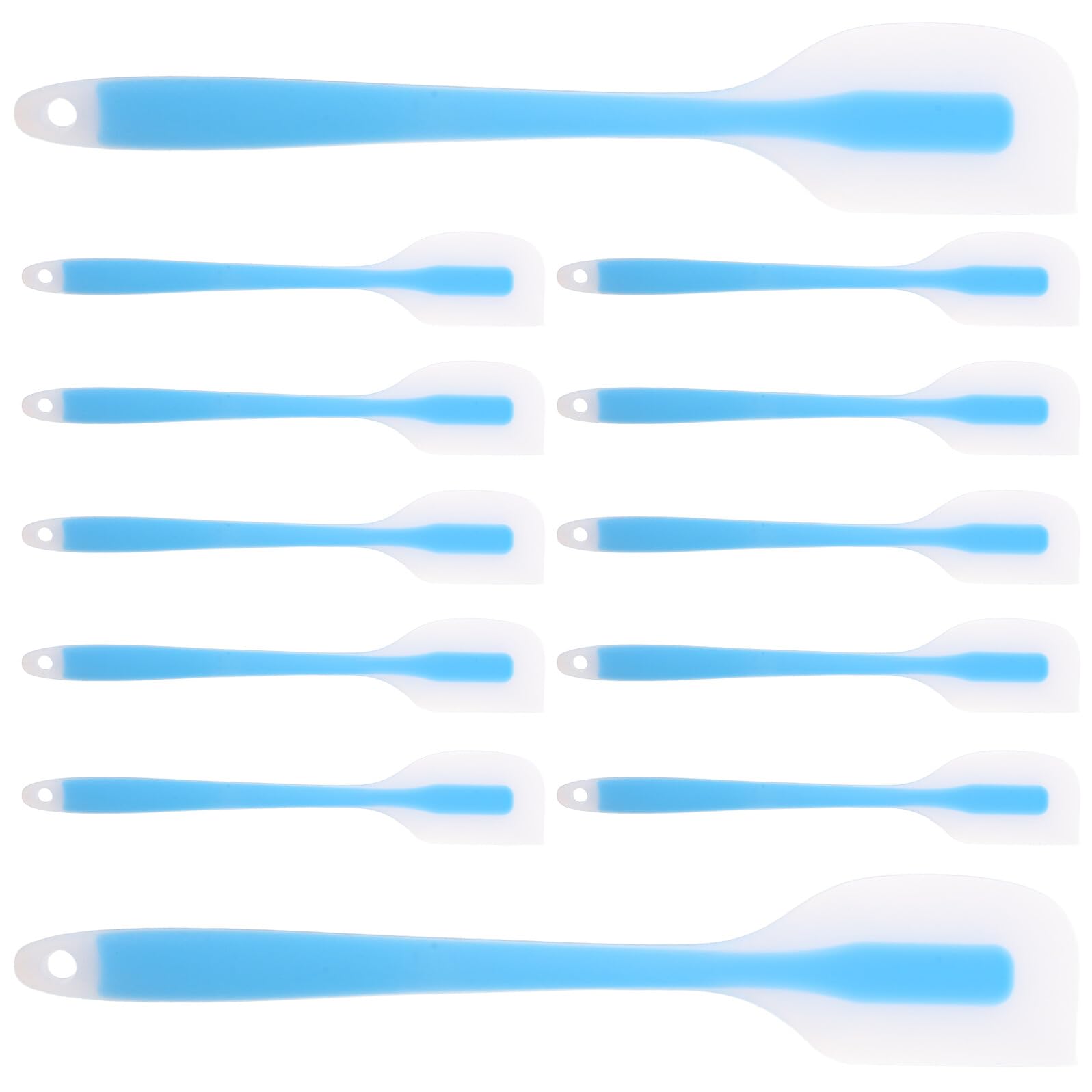 Housoutil 20pezzi Spatola Flessibile in Silicone per Cucina Resistente al Calore Antiaderente Senza Cuciture per Mescolare Impasti Glassare Torte e Pulire Facilmente Dopo Uso