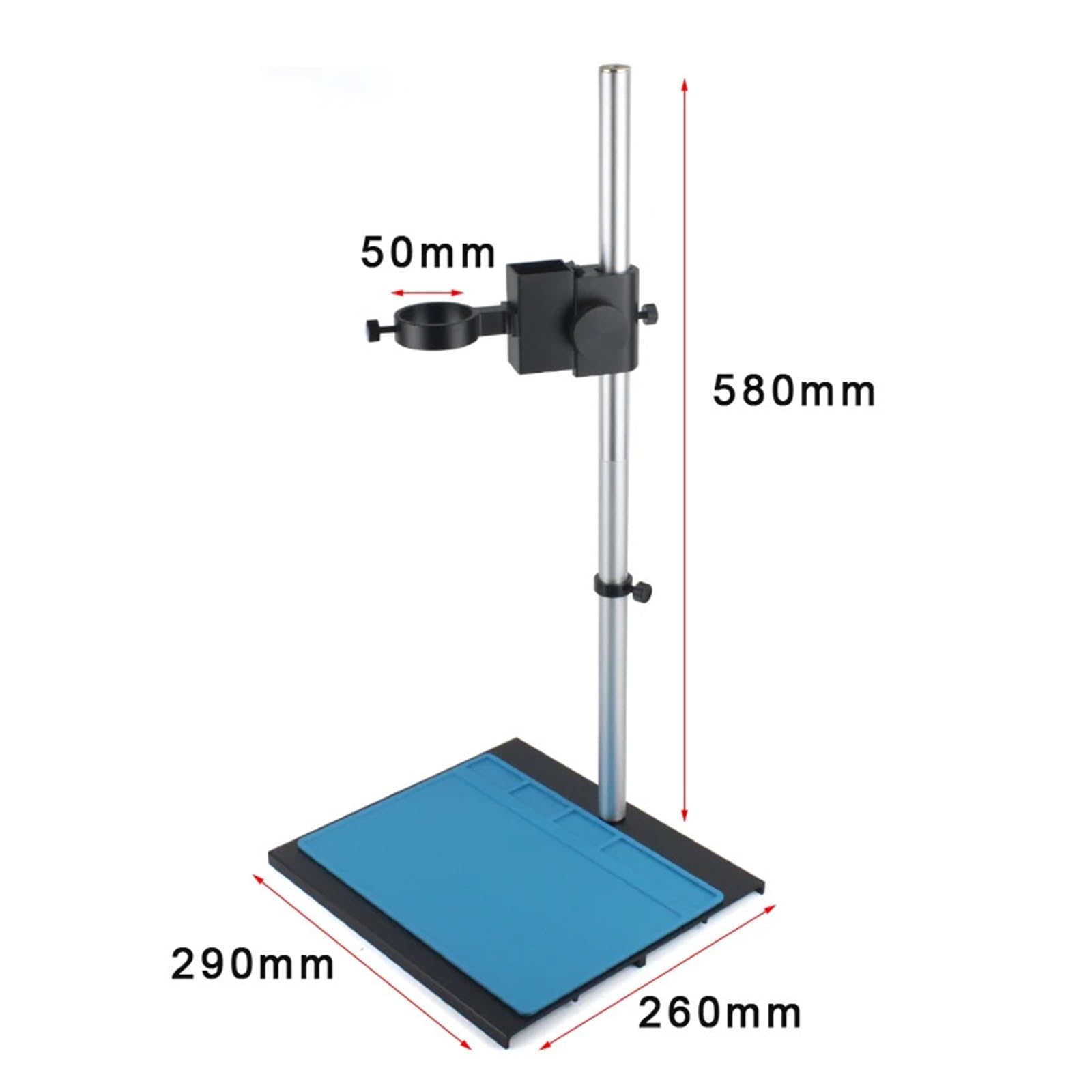 Microscopio video USB HDM/I da 48 MP 4K 1080P con obiettivo C-mount, zoom 10-130X, distanza di lavoro ultra elevata for riparazione e saldatura del telefono