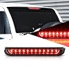 Auto Dynasty LED 3rd Third Brake Light Compatible with 2007-2014 Toyota FJ Cruiser, Rear Center Cab Cargo Lamp High Mount Stop light, Chrome Housing Clear Lens