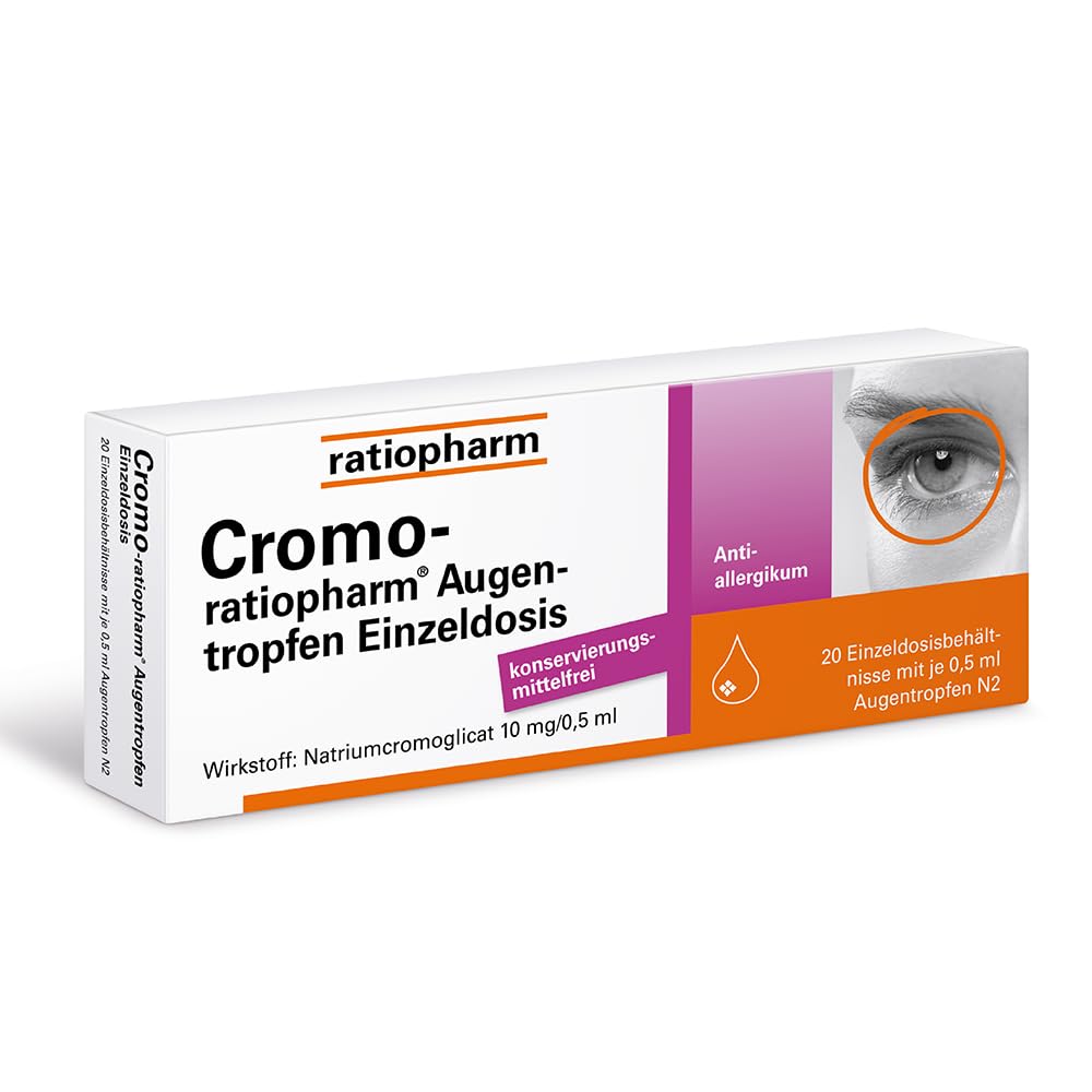 CROMO-RATIOPHARM Augentropfen – Einzeldosen, 10 ml Gesamtinhalt, PZN 04884527