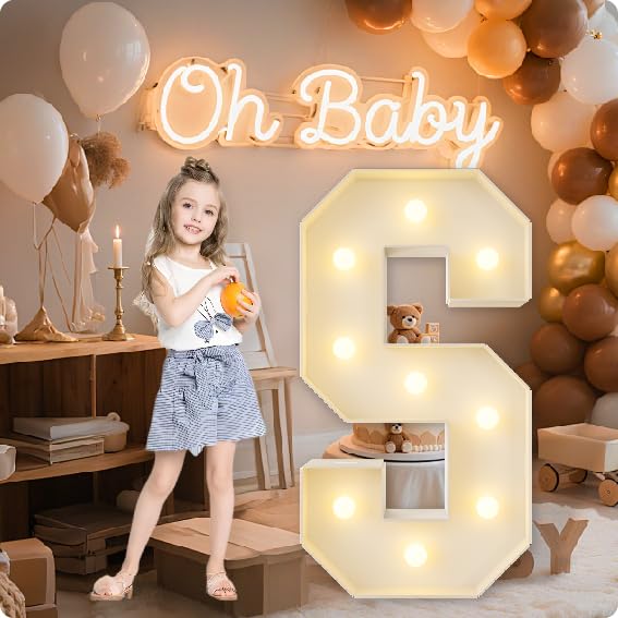 HXWEIYE Large Marquee Letter S, 3FT Battery Operated, Easy to Assemble
