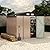 Outdoor Metal Sheds 6x8, Outdoor Storage Shed Metal Garden Tool Shed for Backyard, Utility Sheds Buildings with Air Vent