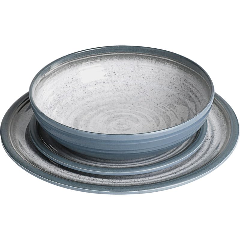 Brunner Gmbh 0830154N.C5T Van Well, Set di Stoviglie in Melamina, 36 Pezzi