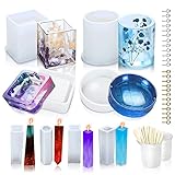 YAOYIN 44 PZ Stampi in Silicone per Resina Epossidica, Kit di stampi Stampo in Resina Epossidica Fai...