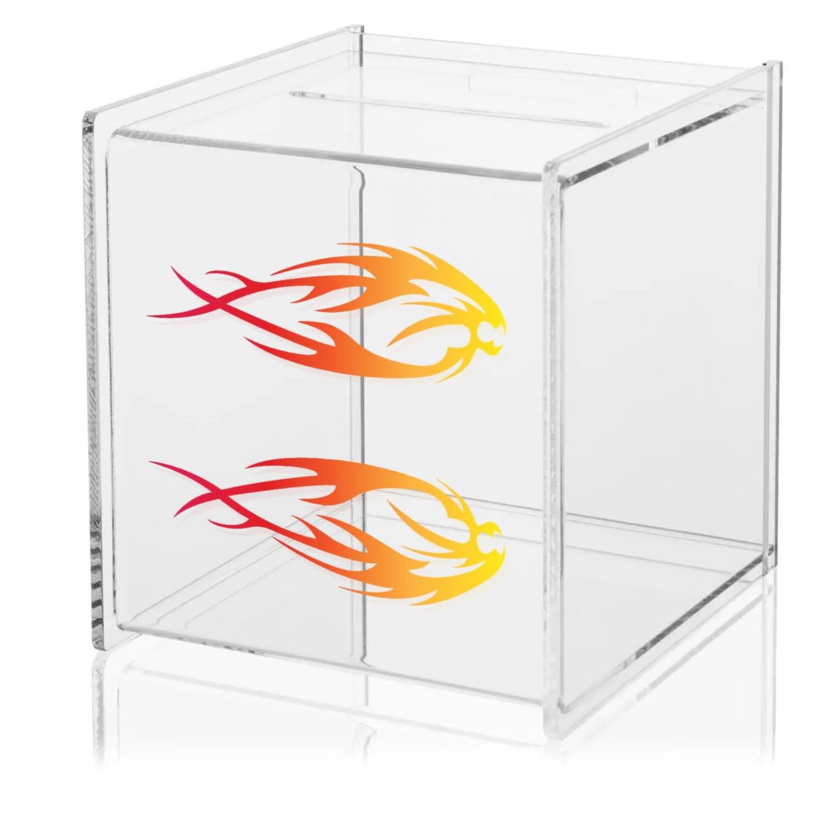 Decals Decal Pair of Eagle Flames Red Orange Yellow Motorbike Weatherproof Sp (5 X 1.63 in)