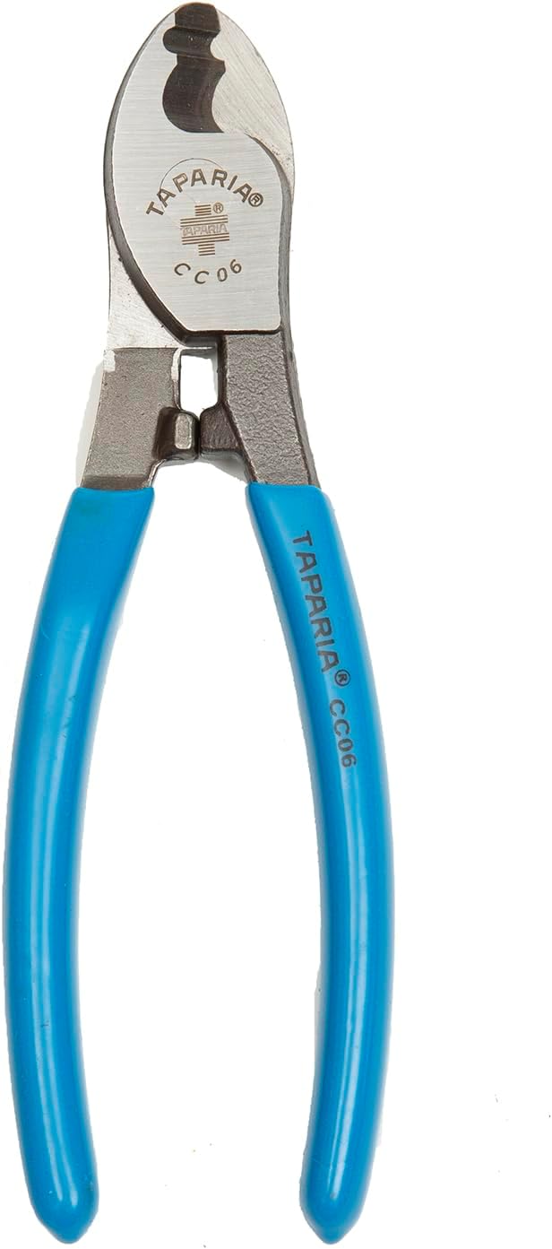 Taparia CC-06 Cable Cutters, Blue & Silver, 18.2L x 5.4W Centimeters