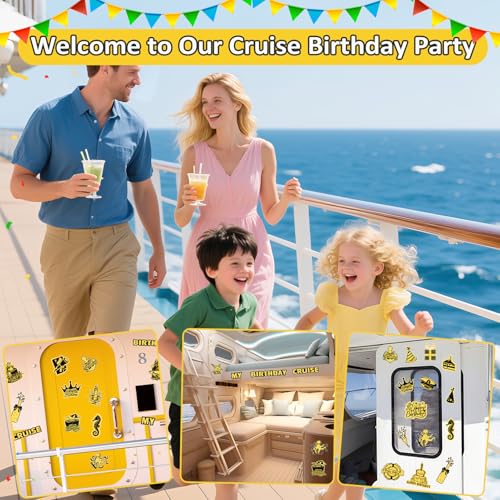Set 28 imanes decorativos para puerta de crucero miniatura 7