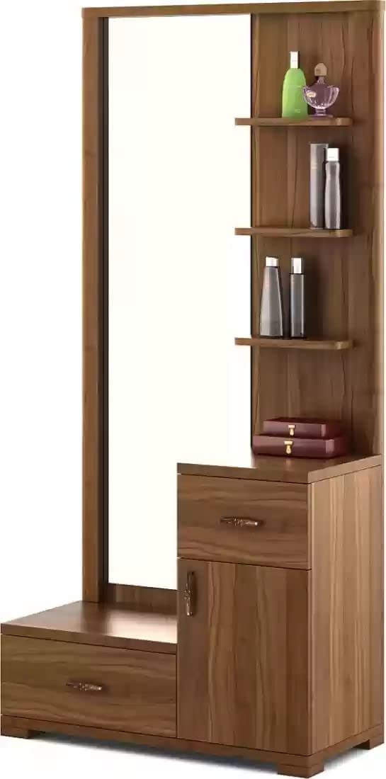 Hexagon Furnitures Engineered Wood Dressing Table With Mirror Drawer And Storage 3