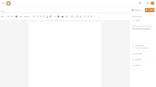 Blogger By Google™