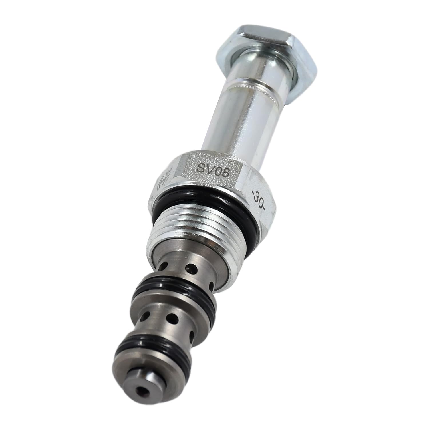 Válvula selectora de cartucho operada por solenoide de 3 vías y 2 posiciones compatible con Hydraforce SV08-30-0-N-00 SV08300N00