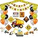 Construction Birthday Party Supplies - Decoration Pack