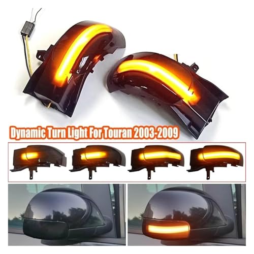 Intermitentes LED dinámicos para espejo de VW Touran 2003-2009 6