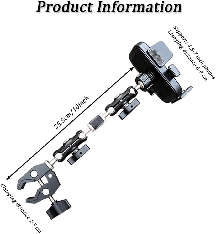 Truck Phone Holder Mount for Nissan Navara PRO-4X 2015–2020, A Pillar Grab Handle Phone Mount for Truck, Truck Universal Phone Clip Holders, for Car, Truck, Pickup, SUV