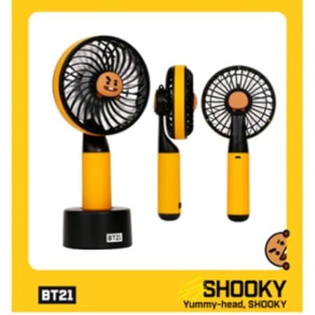 Amazon Bt21 キャラクターhandy Fan Bt21 ミニ扇風機 Bts 防弾少年団 コラボ公式商品 バンタン Bts 公式グッズ タイプ Shooky アイドル 芸能人グッズ 通販