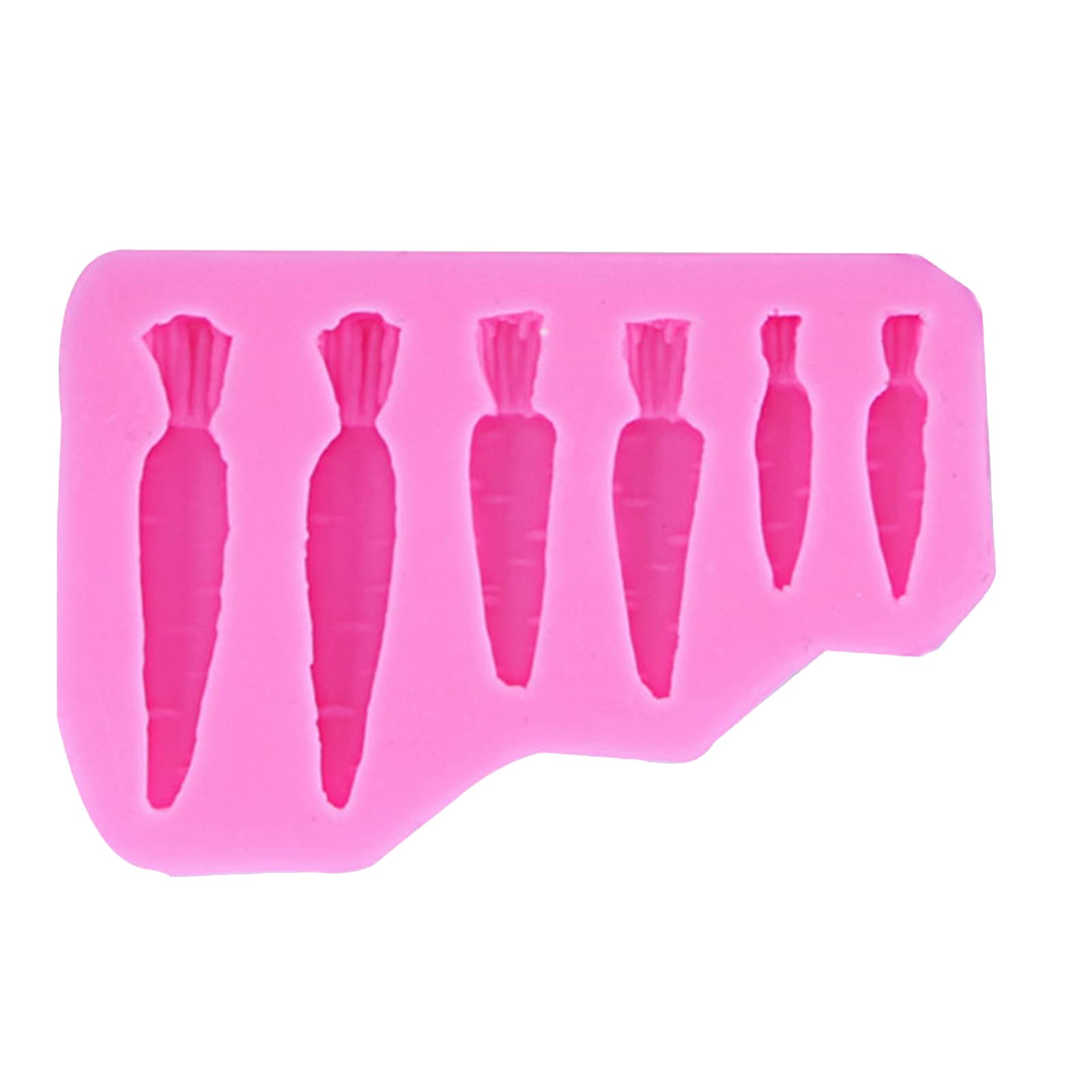 Cookie Cutter Fondant Cake Mold Food-Grade Silicone Cookie Cutter Cute Carrot Shape Easter Theme Baking Sugarcraft Molds