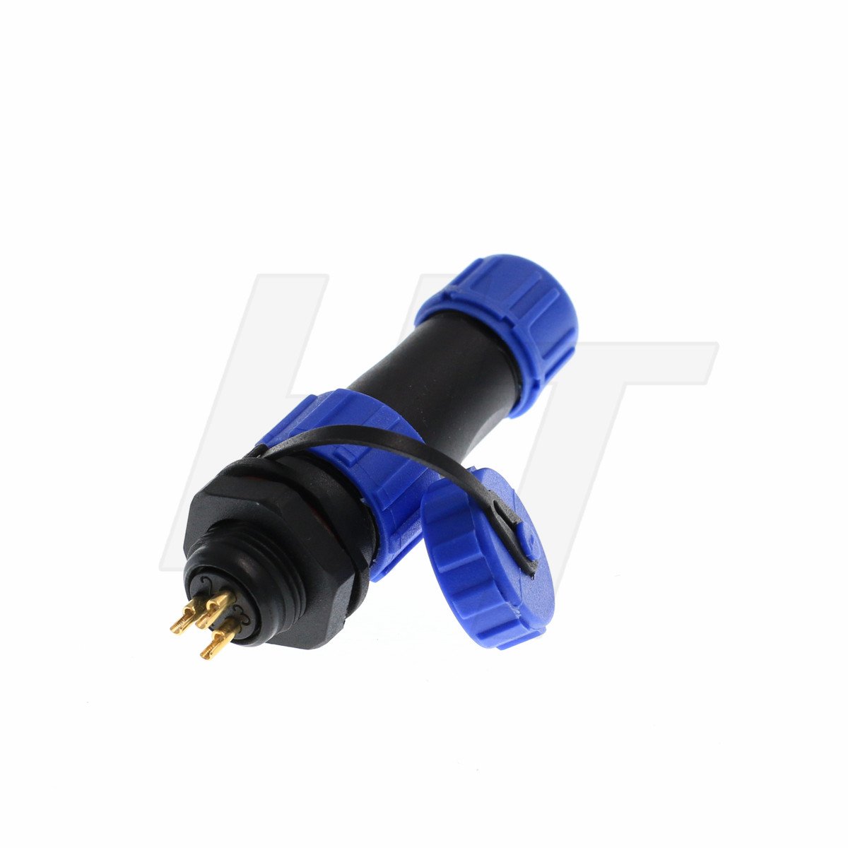 QWORK® 5 Paar 2-Poliger Elektrischer Steckverbinder IP65 Wasserdichter mit 18AWG 20cm QWORK® 5 Paar 2-Poliger Elektrischer Steckverbinder IP65 Wasserdichter mit 18AWG 20cm