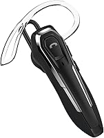 Vista 1 de Auriculares Bluetooth individuales para un oído, tiempo de conversación de 30 horas, micrófono con cancelación de ruido dual, llamadas manos libres