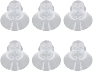 Inserções de Flange, 6 Peças de Inserções Seguras de Flange de Bomba de Silicone Portáteis Vestíveis para Uso Doméstico (15MM)