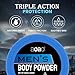 Body Powder for Sweat, Talc Free Body Powder for Men with Cornstarch, Aloe & Zinc Oxide, for Sensitive Skin & Groin Area, Anti-Chafing & Odor Control, Soft Soothing & Protected Skin - 140g/4.938oz