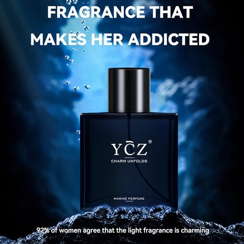 Ycz Charm Unfolds Marine Perfume for Men, 1.7 oz. Long Lasting Eau De Parfum Cologne For Men, Oriental Woody Fragrance - Ideal Special Occasions, Making it the Ideal gentlemen’s Gift (2-Pack). - Image 6