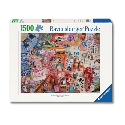 Ravensburger - Puzzle 1500 Pezzi Viaggio a Tokyo, Puzzle Adulti 14+ 80x60cm