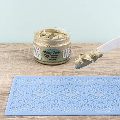 Ideen mit Herz Pasta de relieve, flexible, 150 ml (dorado claro)