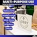 1InTheOffice Acrylic Stand-Up Horizontal Sign Holder 8.5x11 