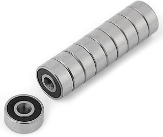 10pcs 623 Bearing Rubber Sealed Sealed Bearings 623 rs Bearings Double Rubber Sealed Bearings Mini Groove Ball Bearings 3x10x4mm