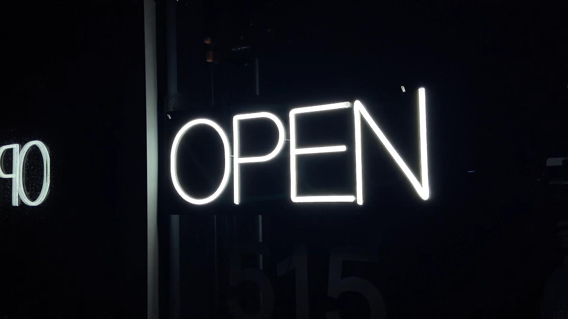 Amazon.com : Open Signs for Business 12V/2A Ultra Bright LED Neon