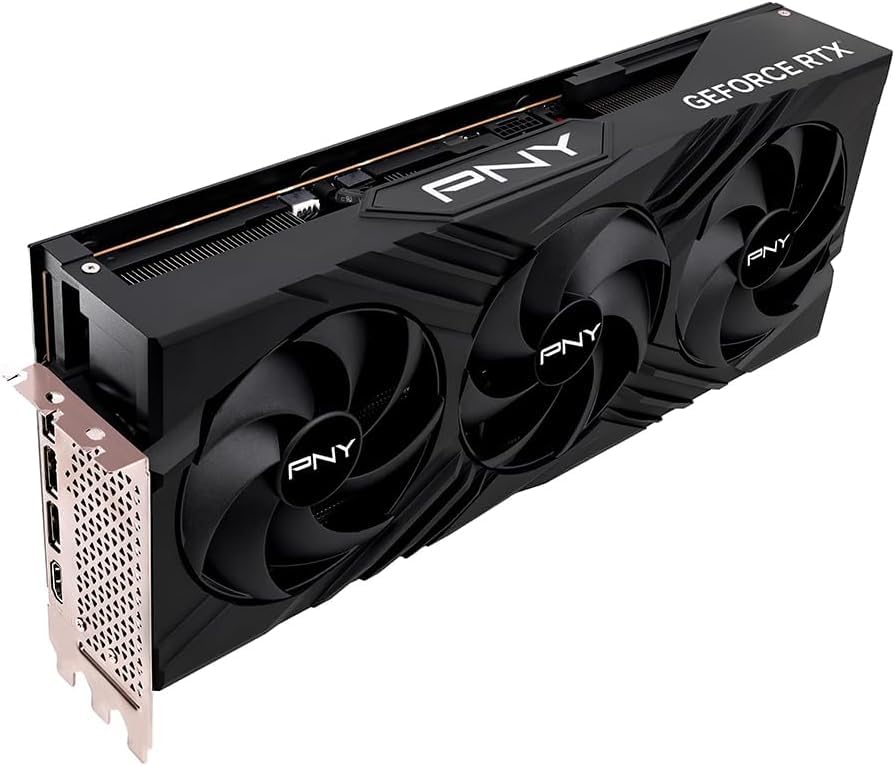 Image of PNY GeForce RTX 4090 24GB Verto Triple Fan Graphics Card DLSS 3 (384-bit PCIe 4.0, GDDR6X, Supports 4k, Anti-Sag Bracket, HDMI /DisplayPort)