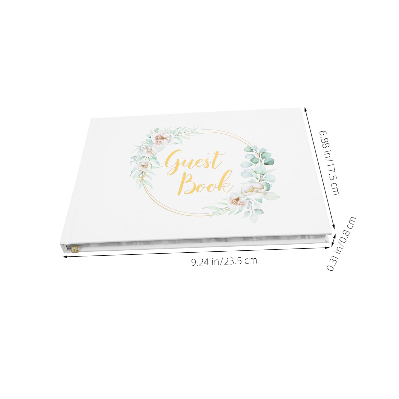 OSALADI Libro Degli Ospiti Matrimonio Album Ritagli Libro Delle Firme Per Ricevimento Pagine Ampie e Design Unico