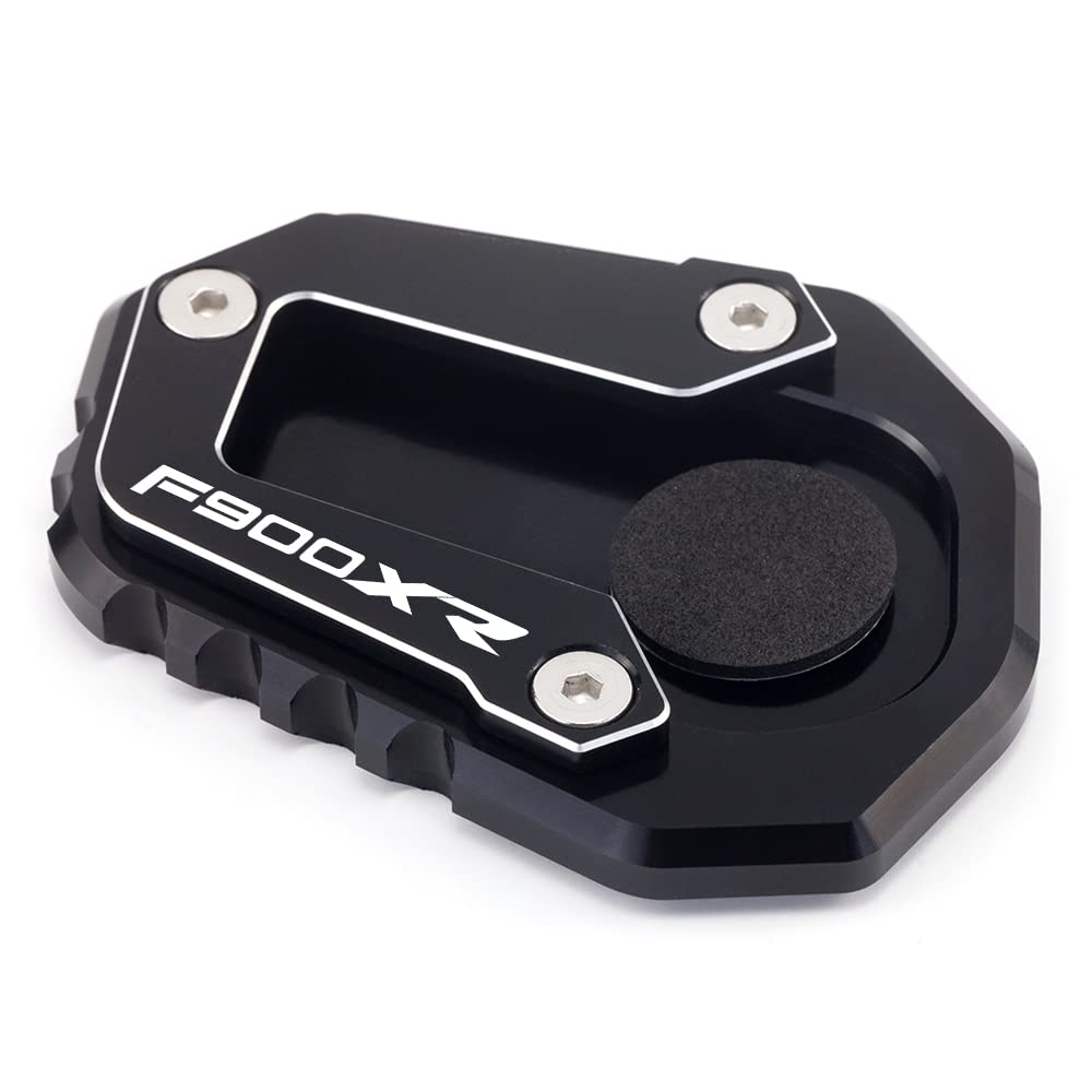 Modeer Per BMW F900XR 2020-2023 Moto CNC Supporto Piastra di estensione Cavalletto laterale Stand Pad f 900 xr f900 xr accessorio (nero)