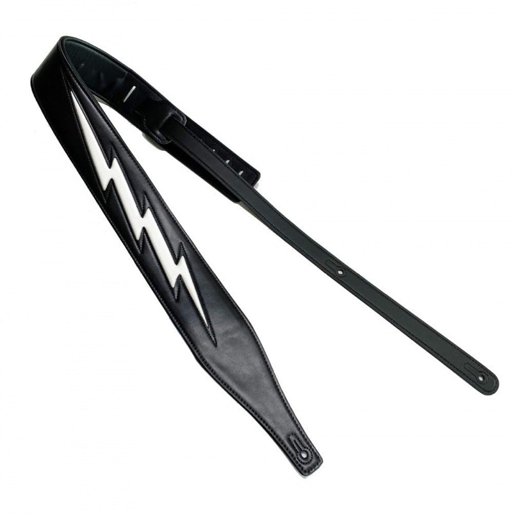 Correa De Guitarra, Correa De Guitarra con Relieve Retro, Cinturón De Cuero para Guitarra Electroacústica, Cinturón De Hombro Acolchado Ajustable para Guitarra